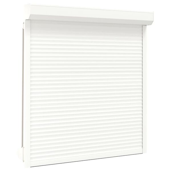 vidaXL Rollladen Aluminium 140x150 cm Weiß