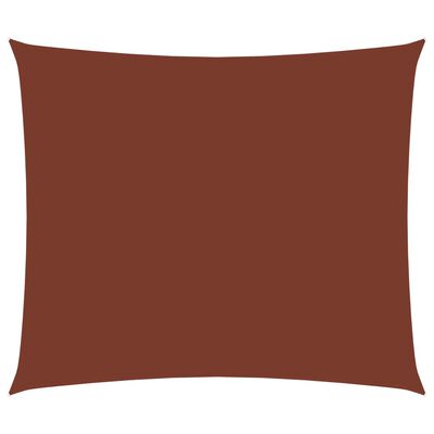vidaXL Sonnensegel Oxford-Gewebe Rechteckig 2,5x3,5 m Terrakotta-Rot