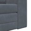 vidaXL Klappsofa Bett Dunkelgrau 98 x 71 x 83 cm Samt