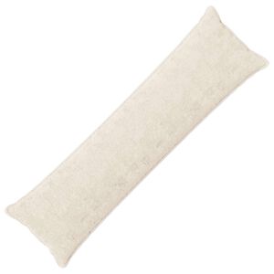 vidaXL Kissenbezug HOUTEN Wei&szlig; 40 x 145 cm Faux Kaninchenfell