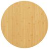 vidaXL Tischplatte Ø80x2,5 cm Bambus