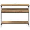 vidaXL Konsolentisch Artisan-Eiche 100 x 29 x 75 cm Holzwerkstoff