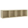 vidaXL 5-tlg. TV-Schrank-Set Sonoma-Eiche Holzwerkstoff