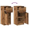 vidaXL Sideboards 2 Stk. Altholz-Optik 30x30x70 cm Holzwerkstoff
