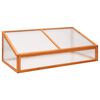 vidaXL Gew&auml;chshaus Orange 110x56x39 cm Tannenholz