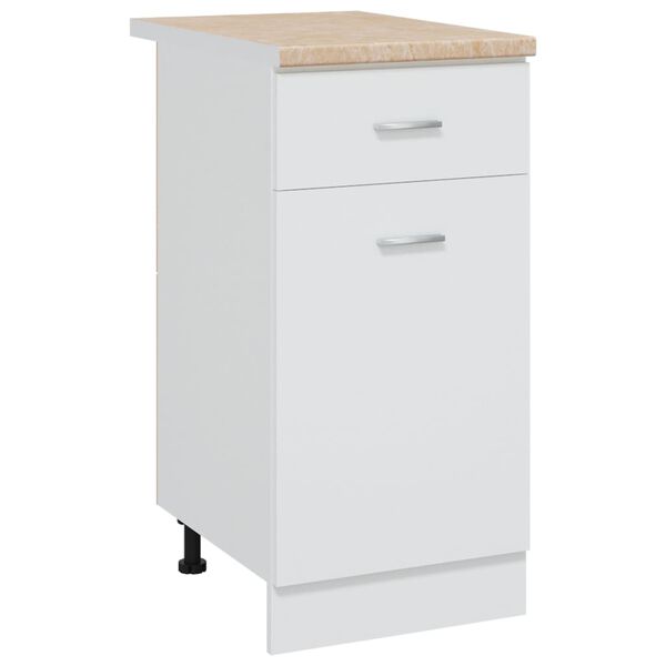 vidaXL K&uuml;chenarbeitsplatte Beige mit Marmor-Struktur 40x60x2,8 cm