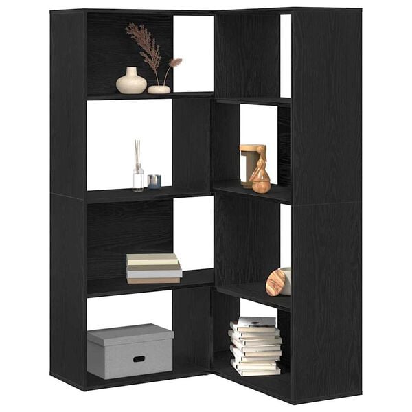 vidaXL Kleiderschrank 2 pcs Schwarz Eichen-Optik 85 x 85 x 140 cm