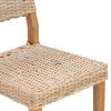 vidaXL Esszimmerstuhl 2 pcs Natur 46 x 55 x 84 cm Kubu Rattan