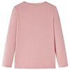 Kinder-Langarmshirt Rosa 116