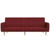 vidaXL Schlafsofa 2-Sitzer Weinrot Stoff
