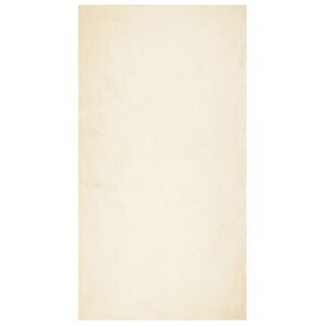 vidaXL Teppich HUARTE Kurzflor Weich und Waschbar Creme 60x110 cm