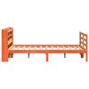 vidaXL Massivholzbett ohne Matratze Wachsbraun 140x190 cm Kiefernholz