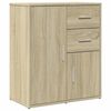vidaXL Sideboards 2 Stk. Sonoma-Eiche 60x31x70 cm Holzwerkstoff