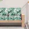 vidaXL Pallet Kissen Set Floral 2 pcs Blattmuster 60 x 60 x 12 cm