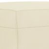 vidaXL Fu&szlig;hocker Creme 70x55x41 cm Kunstleder