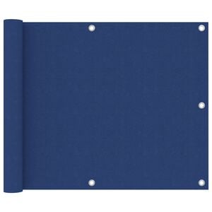 vidaXL Balkon-Sichtschutz Blau 75x300 cm Oxford-Gewebe