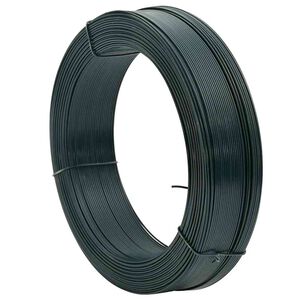 vidaXL Zaun-Bindedraht 250 m 0,9/1,4 mm Stahl Schwarzgr&uuml;n