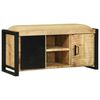 vidaXL Bankschrank Braun 100 x 35 x 50 cm Massivholz Mango