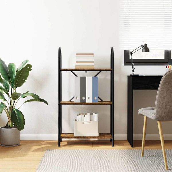 vidaXL B&uuml;cherregal Ger&auml;ucherte Eiche 60 x 30 x 109 cm Holzwerkstoff