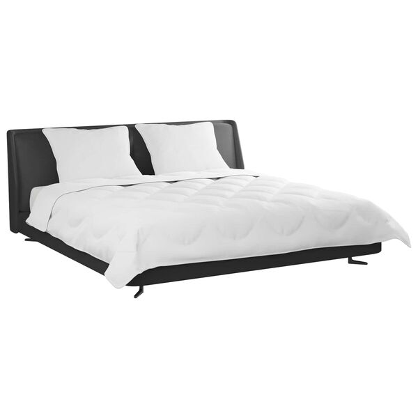 vidaXL Bettdecken Set 3 pcs Wei&szlig; Mikrofaser und Daunenfedern