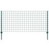 vidaXL Metallzaun Stahl 20 x 1,2 m Gr&uuml;n