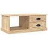 vidaXL Couchtisch Sonoma-Eiche 90x50x35 cm Holzwerkstoff