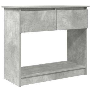 vidaXL Konsolentisch mit Schubladen Betongrau 85,5x38,5x74,5 cm