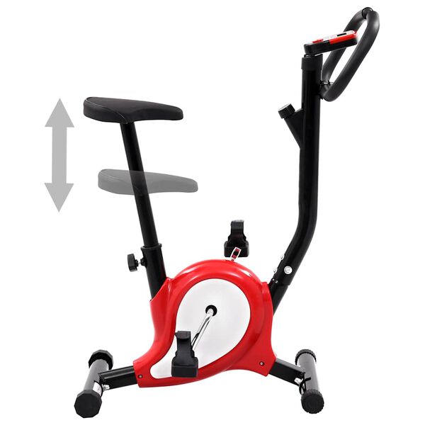 vidaXL Heimtrainer mit Riemenantrieb Rot