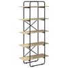 vidaXL B&uuml;cherregal 5 Ebenen 80 x 35 x 175,5 cm PB Sonoma-Eiche