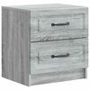 vidaXL Nachttisch Sonoma-Grau 43 x 34,5 x 44,5 cm Holzwerkstoff