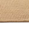 vidaXL Teppich Jute mit Latexr&uuml;cken 80x160 cm Natur