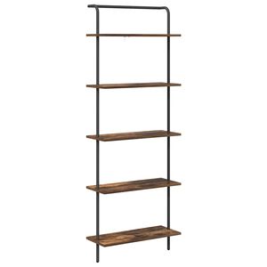 vidaXL B&uuml;cherregal Ger&auml;ucherte Eiche 60 x 24 x 168 cm Holzwerkstoff