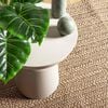 vidaXL Teppich ZIZUR Beige 140x200 cm Jute-Optik Indoor und Outdoor