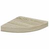 vidaXL Eck-Schweberegale 4 Stk. Eichen-Optik 25x25x3,8 cm MDF