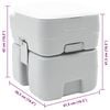 vidaXL Camping-Toilette Grau 41.5 x 36.5 x 42 cm