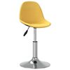 vidaXL Esszimmerst&uuml;hle 2 Stk. Drehbar Senfgelb Stoff