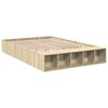 vidaXL Bettgestell Sonoma-Eiche 160x200 cm Holzwerkstoff