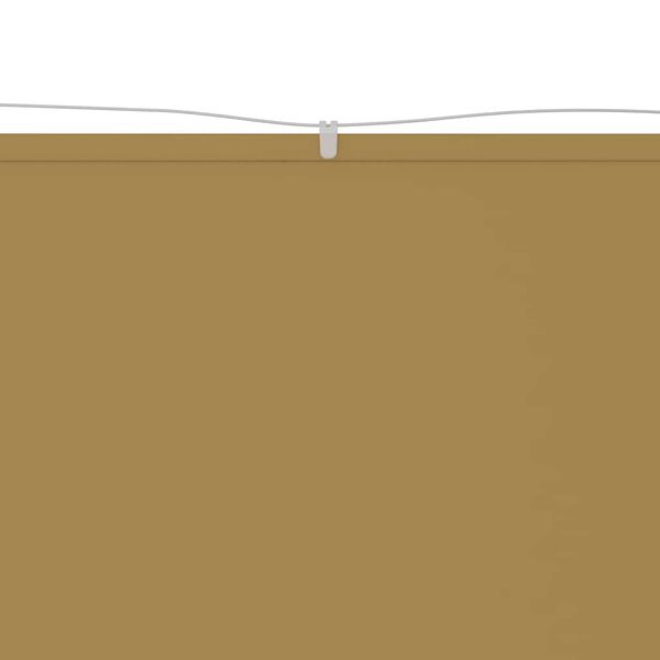 vidaXL Senkrechtmarkise Beige 140x1000 cm Oxford-Gewebe
