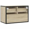 vidaXL TV-Schrank Sonoma-Eiche 60x31x39,5 cm Holzwerkstoff und Metall
