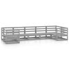 vidaXL 7-tlg. Garten-Lounge-Set Massivholz Kiefer