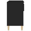 vidaXL Schuhregal Schwarz 70x36x60 cm Holzwerkstoff