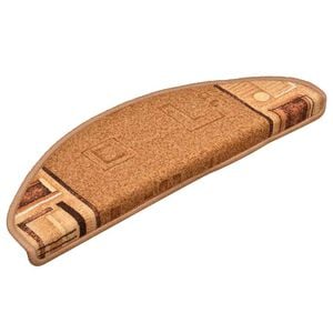 vidaXL Stufenmatten Selbstklebend 5 Stk. 65x21x4 cm Beige