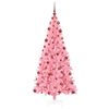 vidaXL Weihnachtsbaum mit 300 LEDs mit St&auml;nder Rosa 180 cm PVC
