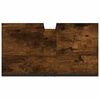 vidaXL Waschbeckenunterschrank Räuchereiche 60x33x60 cm Holzwerkstoff