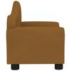 vidaXL Kindersofa Braun Samt