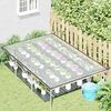 vidaXL Transparente Plane mit &Ouml;sen 2x3 m Polyethylen