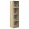 vidaXL TV-Wandschrank Sonoma-Eiche 37x37x142,5 cm Holzwerkstoff