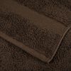 vidaXL Premium Handt&uuml;cher SOLUND 10 Stk. Braun 100x200 cm 600 g/m&sup2;