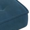 vidaXL Relaxsessel mit Hocker Blau Samt