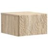 vidaXL Wandmontierter Beistelltisch Sonoma-Eiche 34,5 x 33 x 20 cm